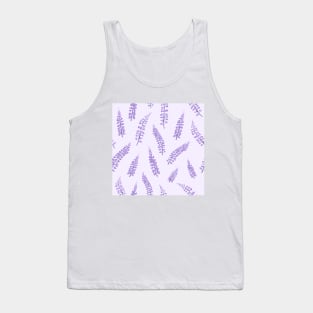 repeating pattern of lupines Tank Top